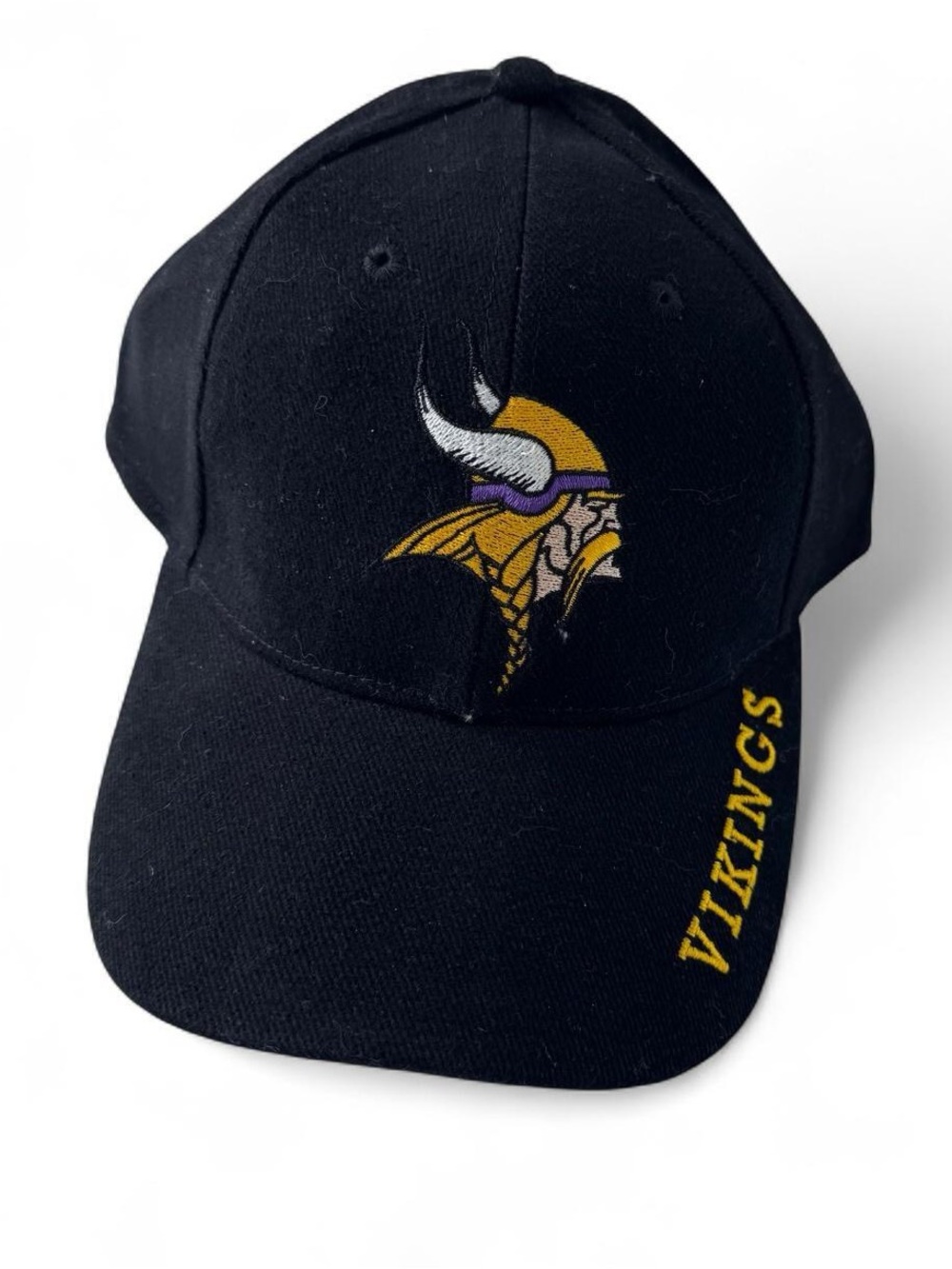 Vintage Drew Pearson Minnesota Vikings NFL Strapback Hat Purple Game Day Cap